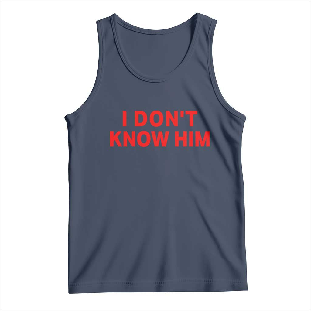 Funny Couple Matching Tank Top I Don't Know Him Couples She's My Soulmate - Wonder Print Shop
