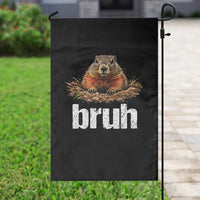 Funny Groundhog Garden Flag Ground Hog Meme Lover Bruh Groundhog Day - Wonder Print Shop