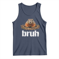 Funny Groundhog Tank Top Ground Hog Meme Lover Bruh Groundhog Day - Wonder Print Shop