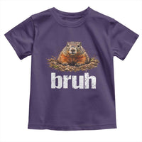 Funny Groundhog Toddler T Shirt Ground Hog Meme Lover Bruh Groundhog Day - Wonder Print Shop