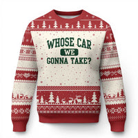 Whose Car We Gonna Take Meme Ugly Christmas Sweater