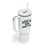 Whose Car We Gonna Take Meme Tumbler With Handle