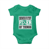 Knower Of Stuff Fixer Of Things Baby Onesie Funny Handyman Dad Husband Fathers Day Gift