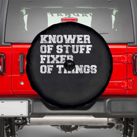 Funny Knower Of Stuff Fixer Of Things Spare Tire Cover Mechanic Engineer Garage