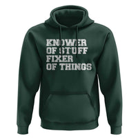 Funny Knower Of Stuff Fixer Of Things Hoodie Mechanic Engineer Garage