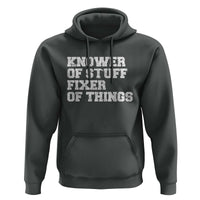 Funny Knower Of Stuff Fixer Of Things Hoodie Mechanic Engineer Garage