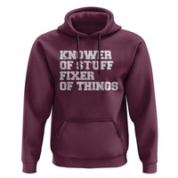 Funny Knower Of Stuff Fixer Of Things Hoodie Mechanic Engineer Garage