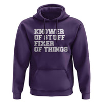 Funny Knower Of Stuff Fixer Of Things Hoodie Mechanic Engineer Garage