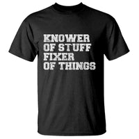 Funny Knower Of Stuff Fixer Of Things T Shirt Mechanic Engineer Garage
