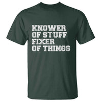 Funny Knower Of Stuff Fixer Of Things T Shirt Mechanic Engineer Garage