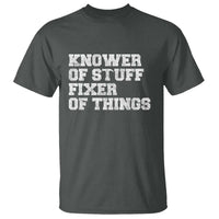 Funny Knower Of Stuff Fixer Of Things T Shirt Mechanic Engineer Garage