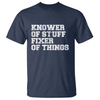 Funny Knower Of Stuff Fixer Of Things T Shirt Mechanic Engineer Garage