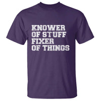 Funny Knower Of Stuff Fixer Of Things T Shirt Mechanic Engineer Garage