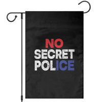 Subtle Abolish Ice Garden Flag No Secret Police