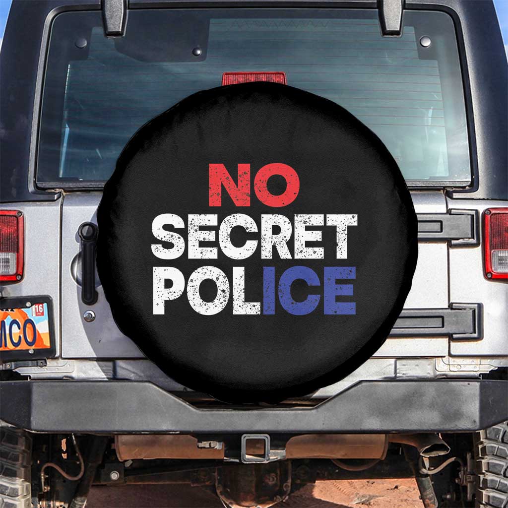 Subtle Abolish Ice Spare Tire Cover No Secret Police
