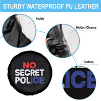 Subtle Abolish Ice Spare Tire Cover No Secret Police