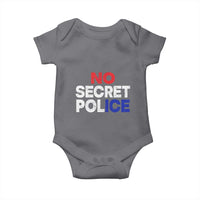 Subtle Abolish Ice Baby Onesie No Secret Police