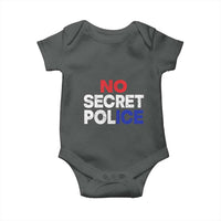 Subtle Abolish Ice Baby Onesie No Secret Police