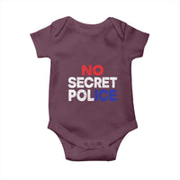 Subtle Abolish Ice Baby Onesie No Secret Police