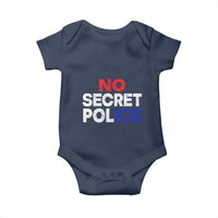 Subtle Abolish Ice Baby Onesie No Secret Police