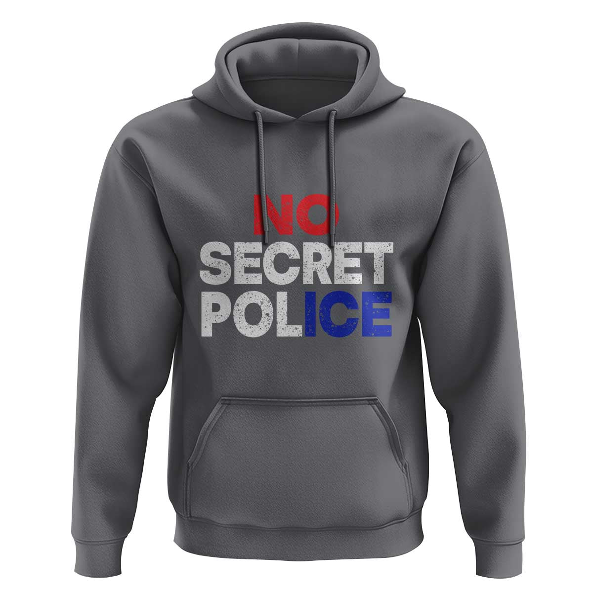 Subtle Abolish Ice Hoodie No Secret Police