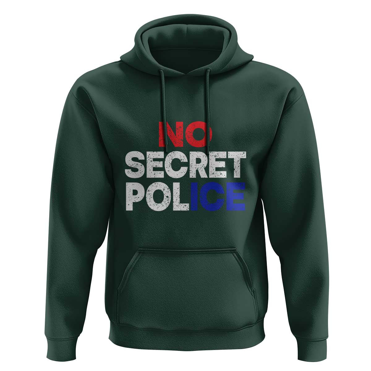 Subtle Abolish Ice Hoodie No Secret Police