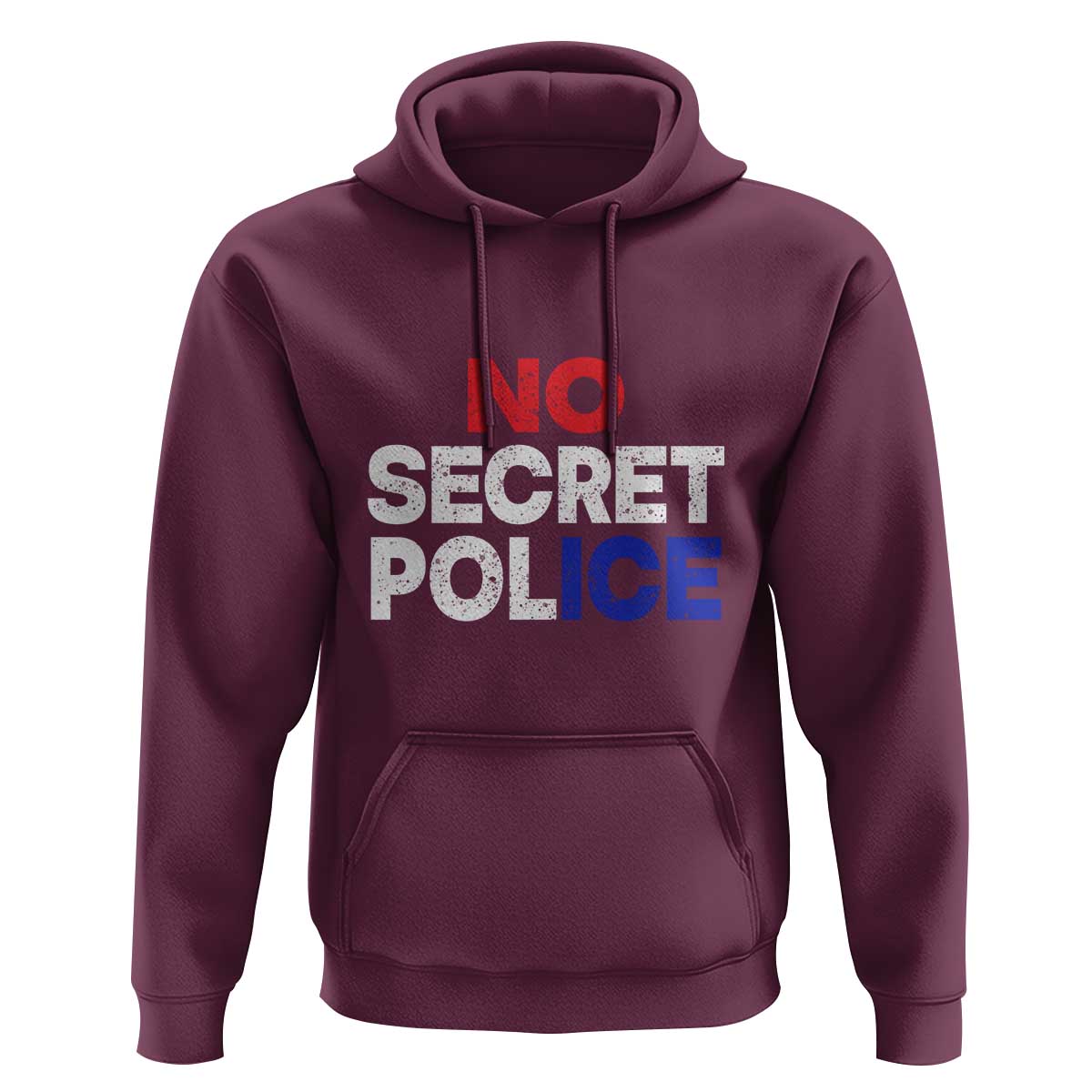 Subtle Abolish Ice Hoodie No Secret Police
