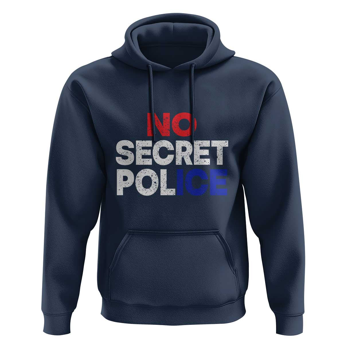 Subtle Abolish Ice Hoodie No Secret Police