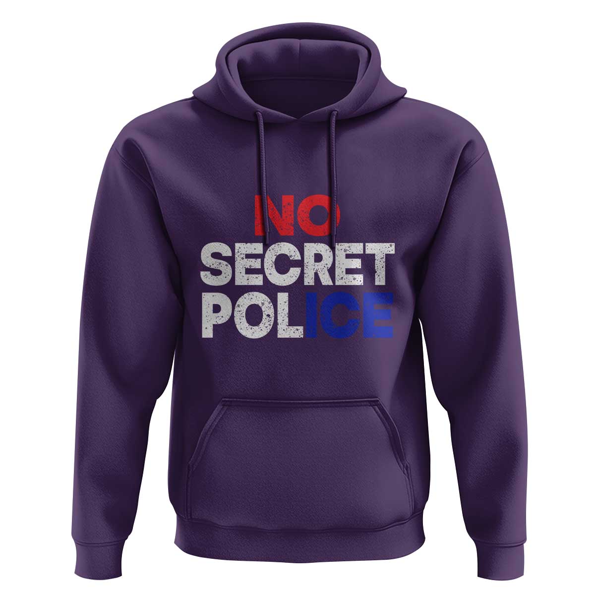 Subtle Abolish Ice Hoodie No Secret Police