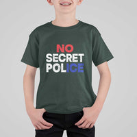 Subtle Abolish Ice T Shirt For Kid No Secret Police