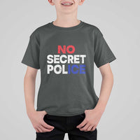 Subtle Abolish Ice T Shirt For Kid No Secret Police