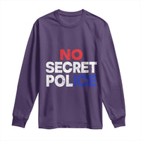 Subtle Abolish Ice Long Sleeve Shirt No Secret Police
