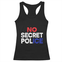 Subtle Abolish Ice Racerback Tank Top No Secret Police