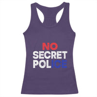 Subtle Abolish Ice Racerback Tank Top No Secret Police