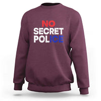 Subtle Abolish Ice Sweatshirt No Secret Police