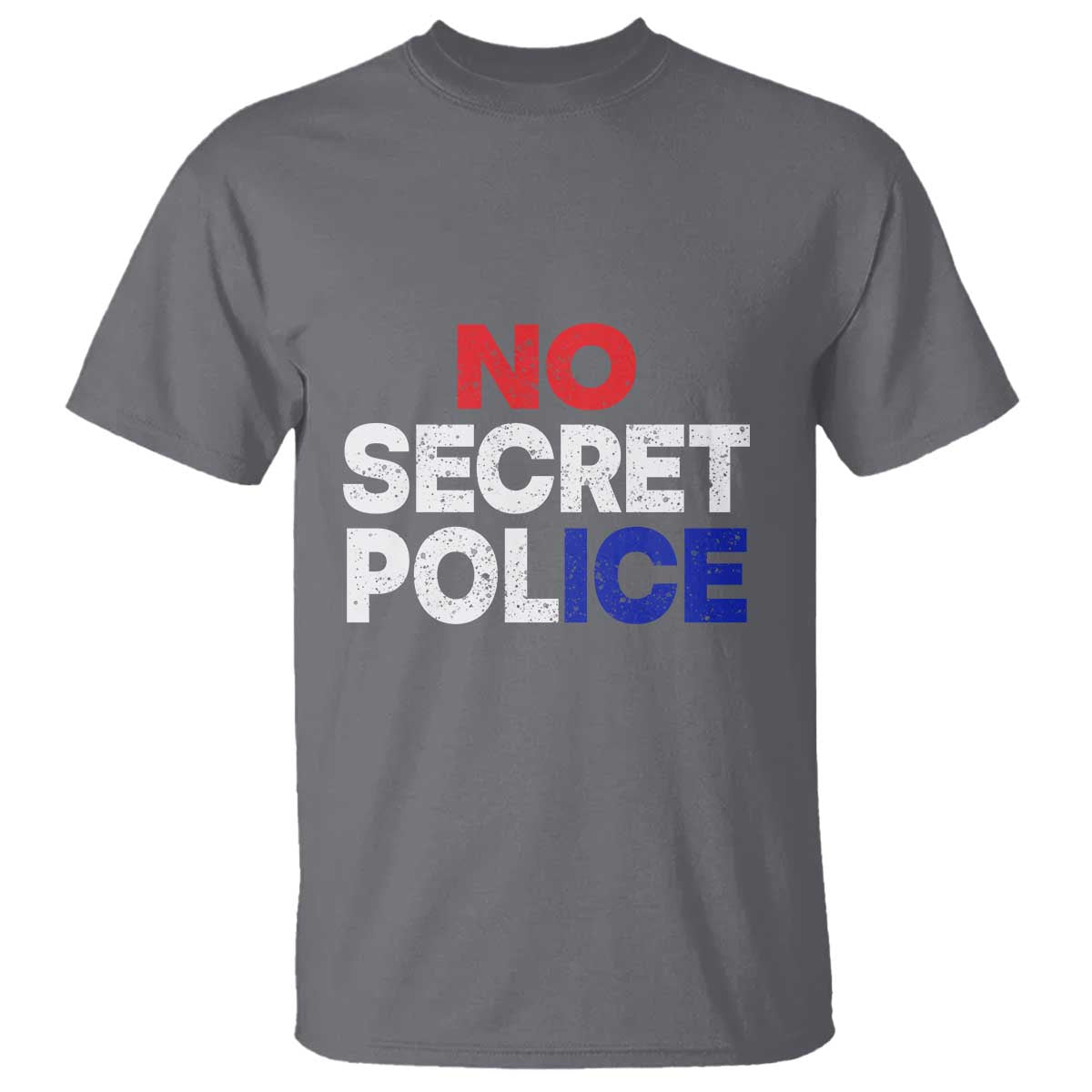 Subtle Abolish Ice T Shirt No Secret Police