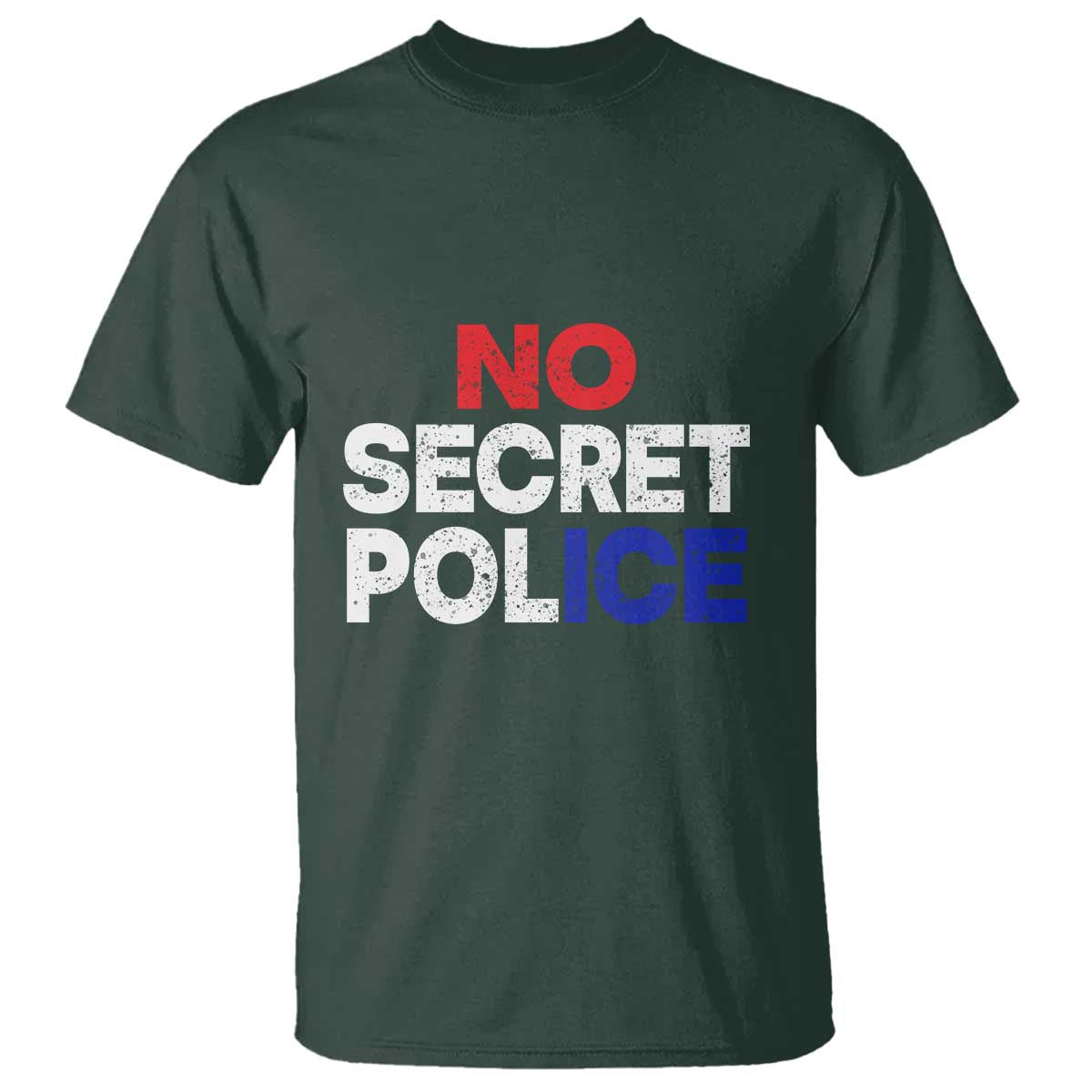 Subtle Abolish Ice T Shirt No Secret Police