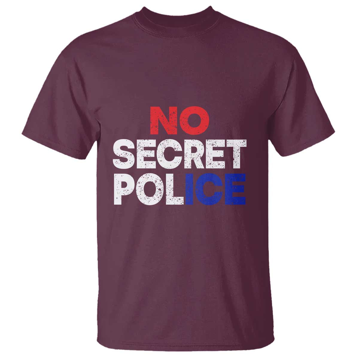 Subtle Abolish Ice T Shirt No Secret Police
