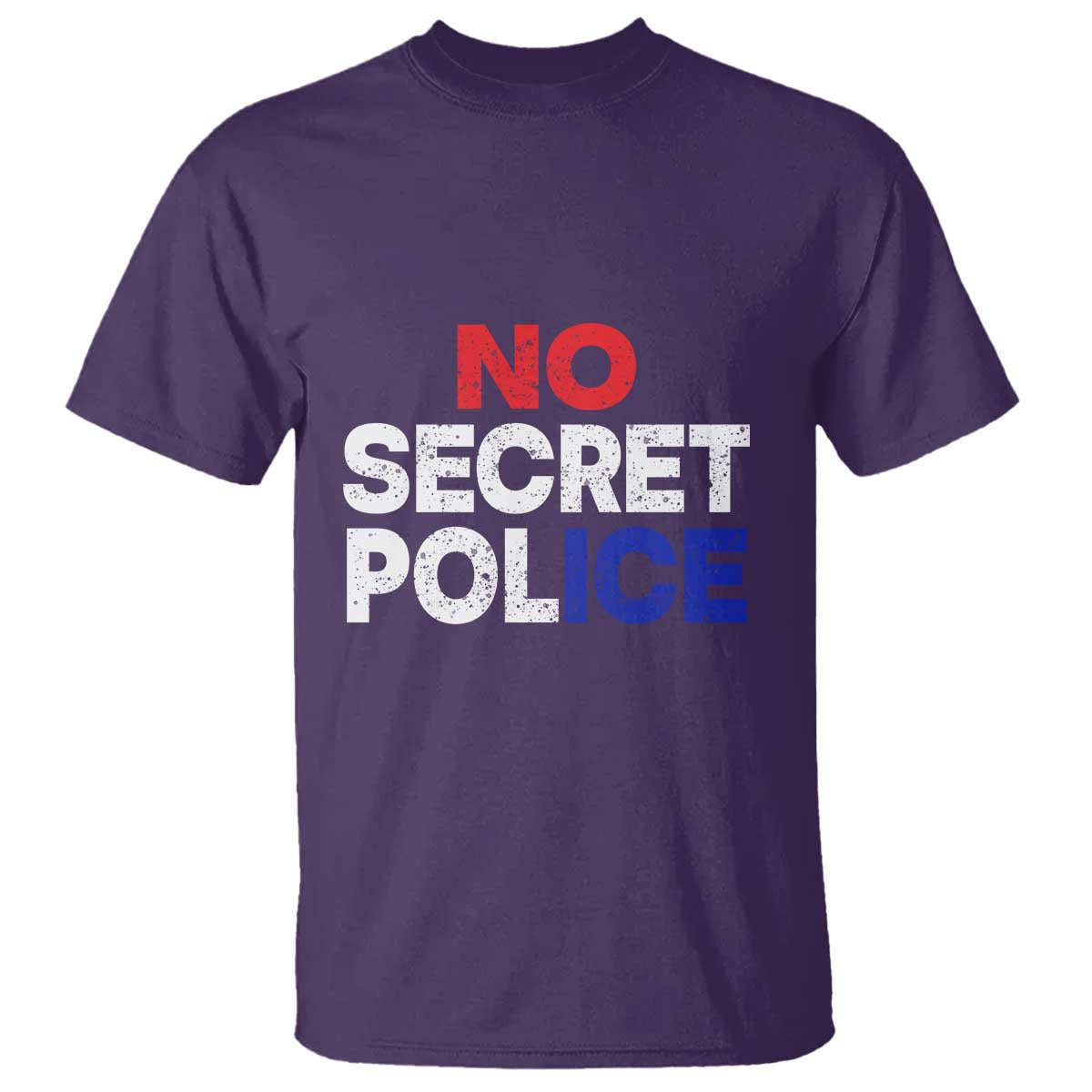 Subtle Abolish Ice T Shirt No Secret Police