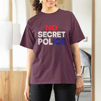 Subtle Abolish Ice T Shirt For Women No Secret Police