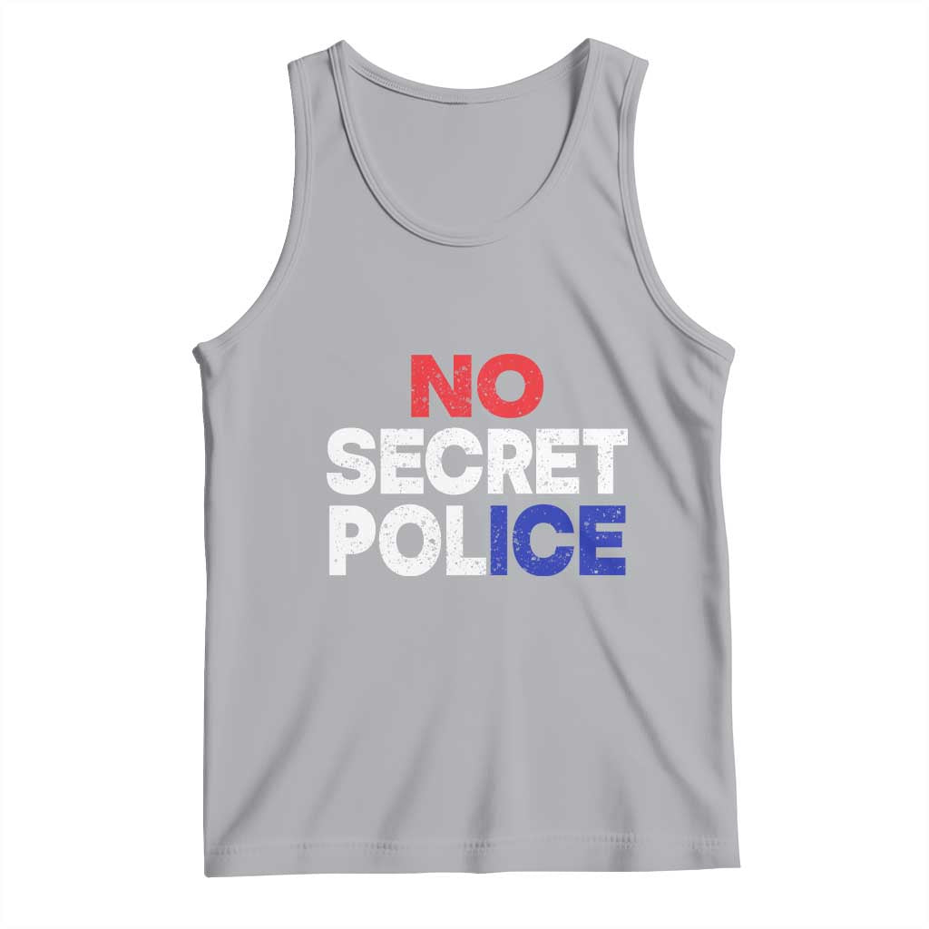 Subtle Abolish Ice Tank Top No Secret Police