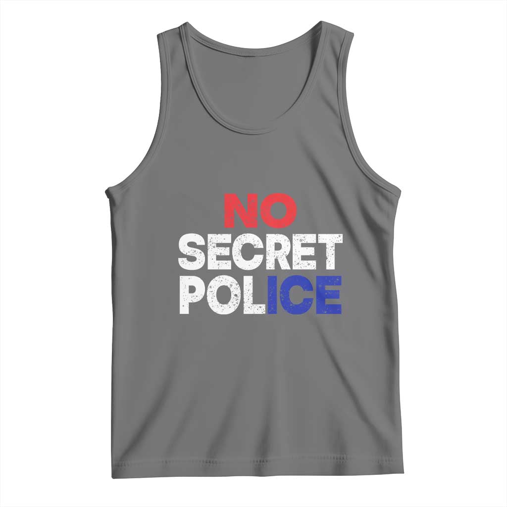 Subtle Abolish Ice Tank Top No Secret Police