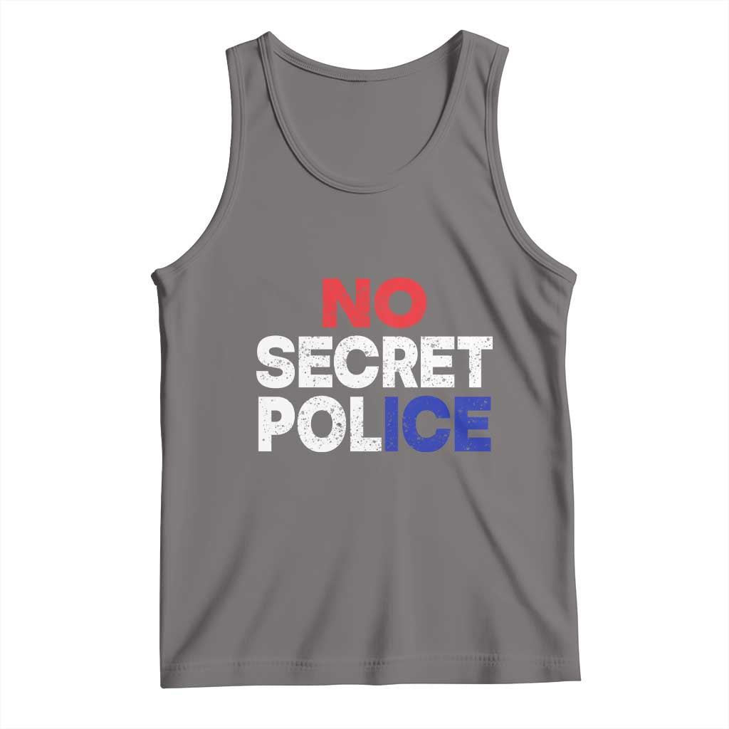 Subtle Abolish Ice Tank Top No Secret Police