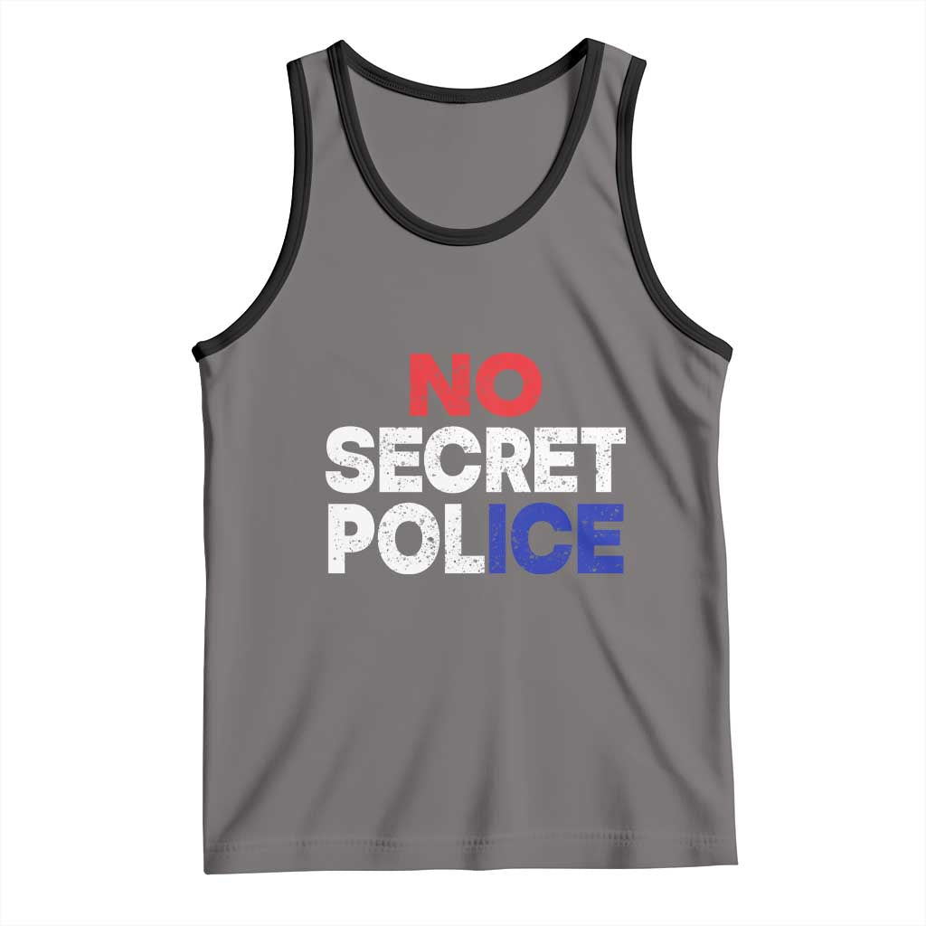 Subtle Abolish Ice Tank Top No Secret Police
