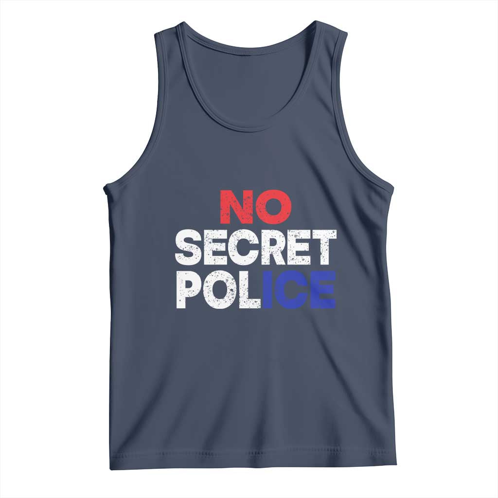 Subtle Abolish Ice Tank Top No Secret Police