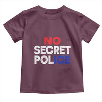 Subtle Abolish Ice Toddler T Shirt No Secret Police