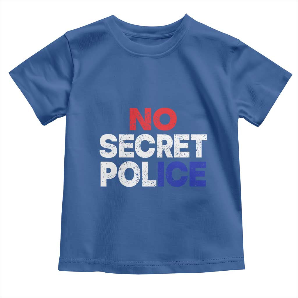 Subtle Abolish Ice Toddler T Shirt No Secret Police