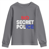 Subtle Abolish Ice Youth Sweatshirt No Secret Police