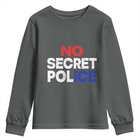 Subtle Abolish Ice Youth Sweatshirt No Secret Police