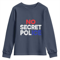 Subtle Abolish Ice Youth Sweatshirt No Secret Police